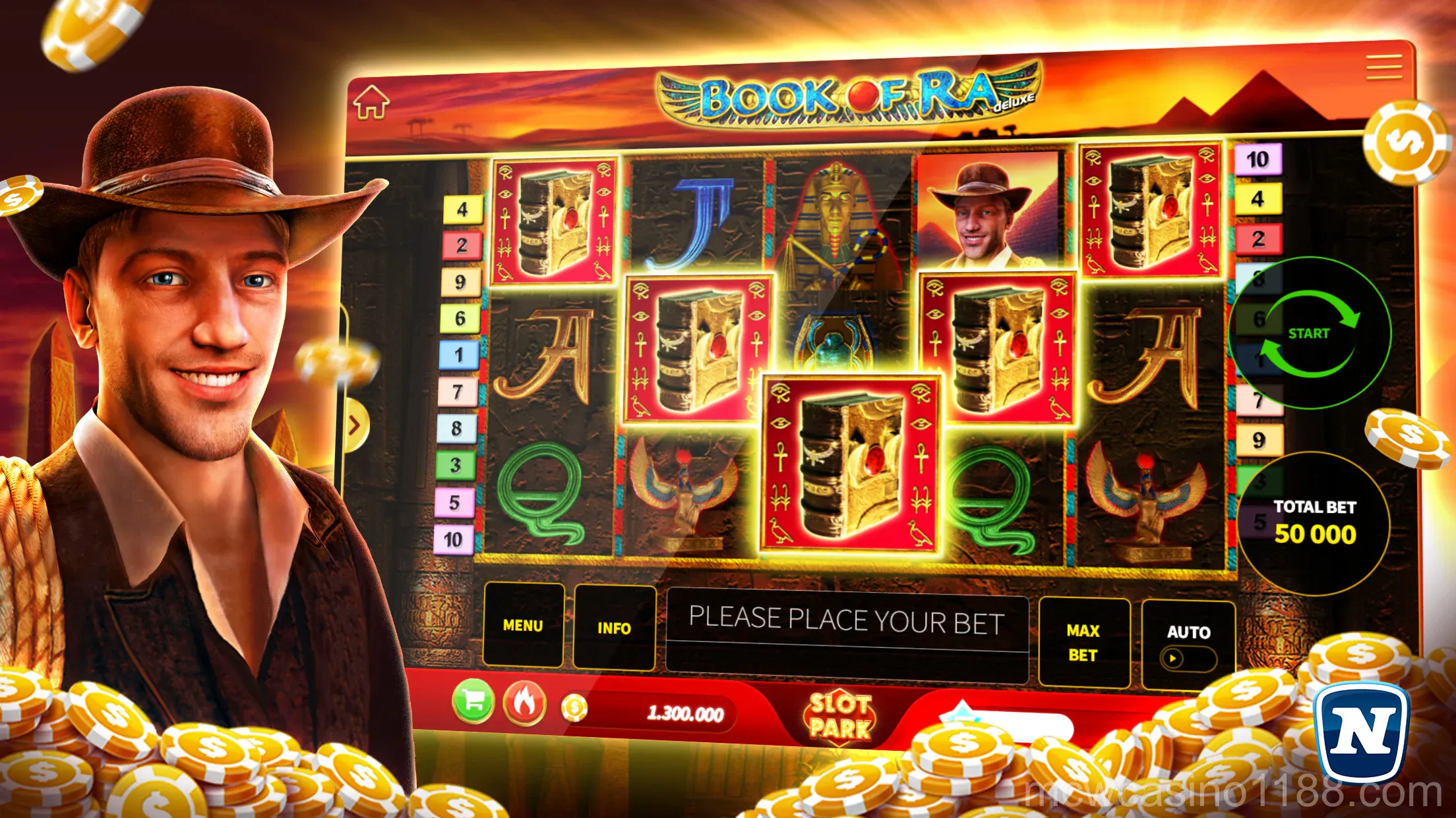 Kho trò chơi casino đa dạng tại MCW 1188